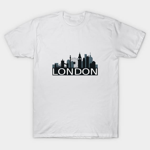 London Skyline T-Shirt by FelippaFelder